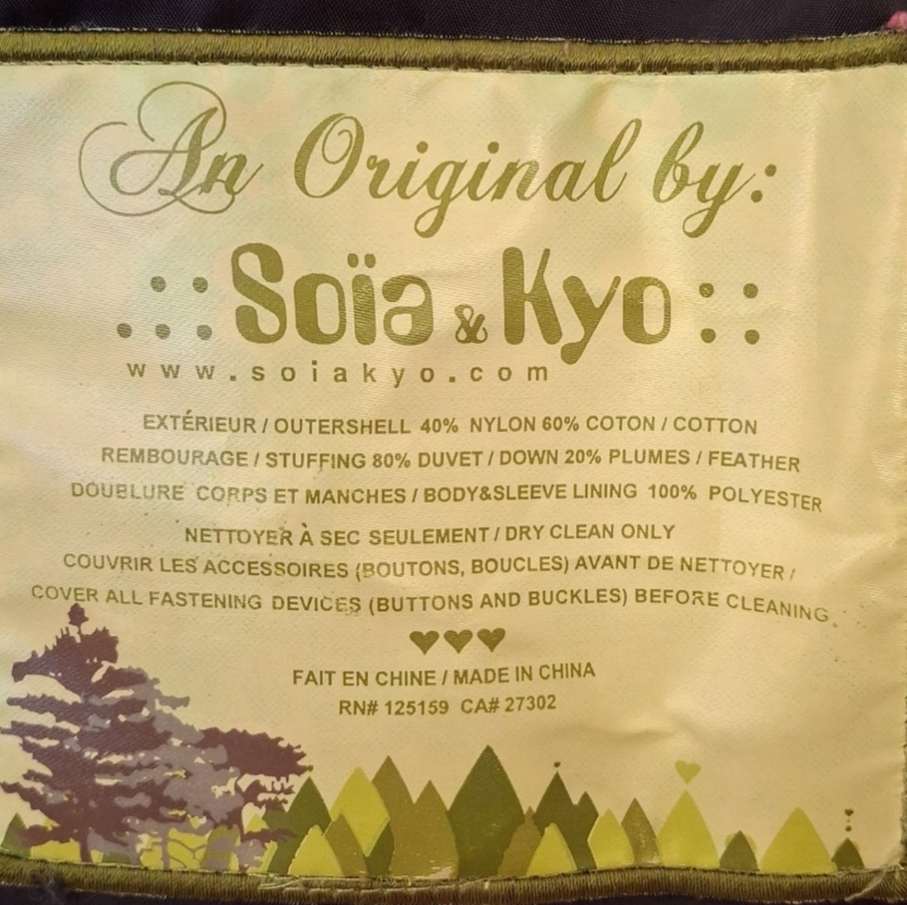 Soia & Kyo Down Puffer Jacket Coat - Picture 7 of 7